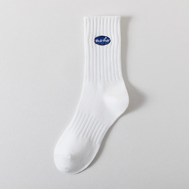 DRAVEN — Cartoon Embroidered Socks – Unisex Harajuku Street Style