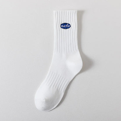 Cartoon Embroidered Socks – Unisex Harajuku Street Style