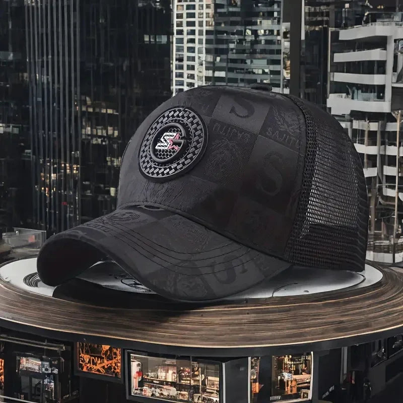 2025 Luxury Mesh Baseball Cap – Breathable Streetwear Trucker Hat for Men & Women – Elegant Men's Accessory | Accessorio Uomo Elegante