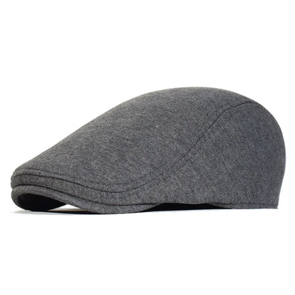 2025 Retro Soft Beret – Minimalist Street Style Cap – Elegant Men's Accessory | Accessorio Uomo Elegante