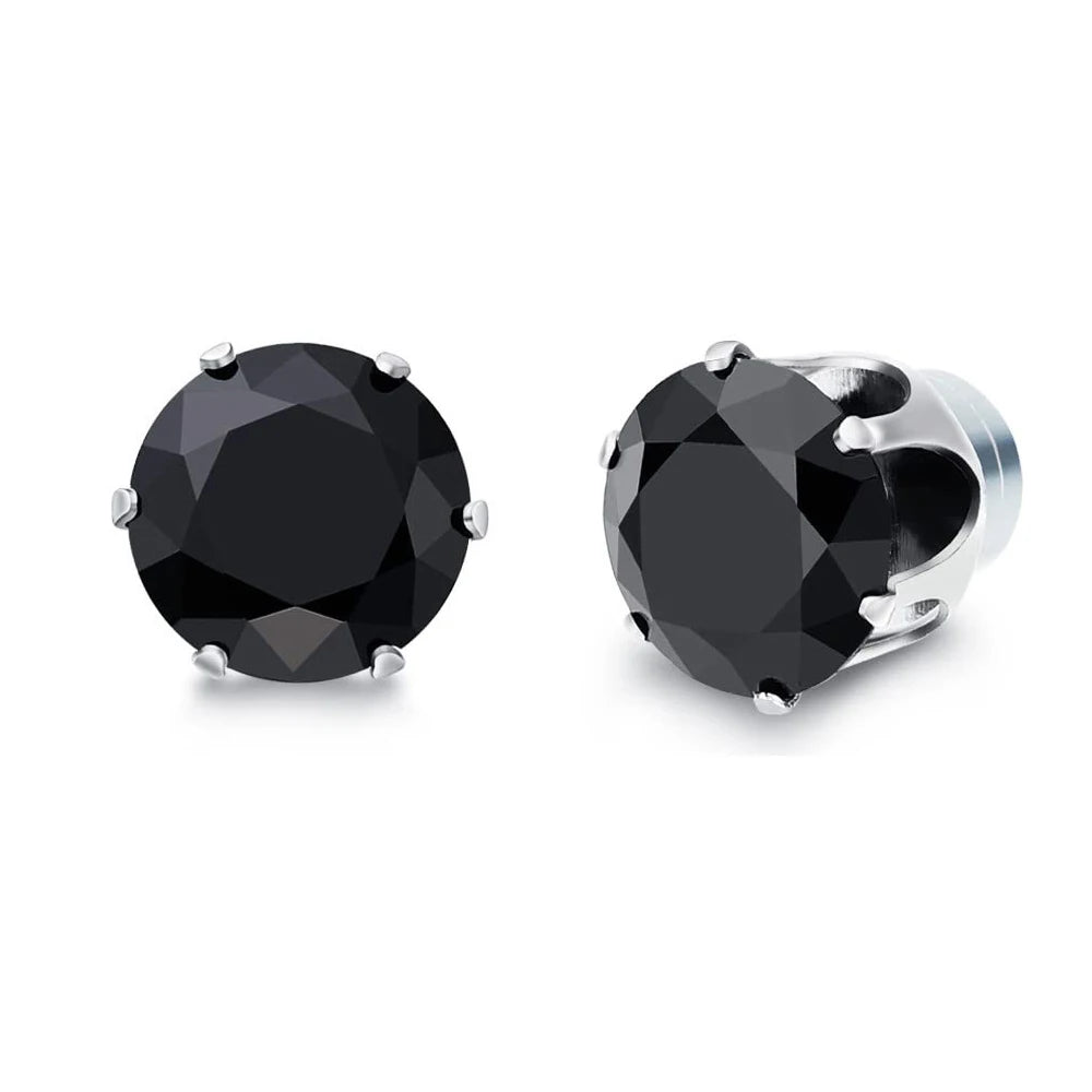 DRAVEN — Crystal Magnetic Zircon Ear Studs