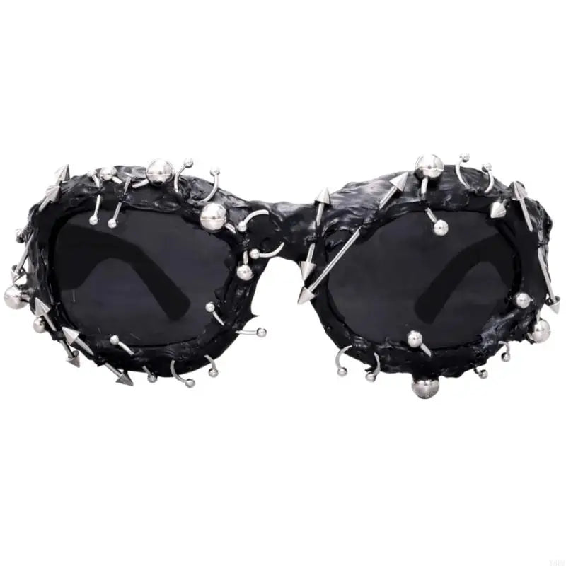 DRAVEN — Rivet Frame Sunglasses – Punk  Night Shades