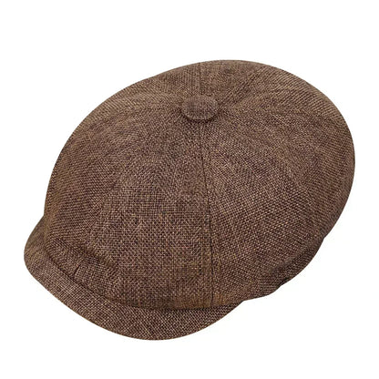 2025 Vintage Tweed Flat Cap – Classic Retro Peaky Blinders Beret for Men & Women – Elegant Men's Accessory | Accessorio Uomo Elegante