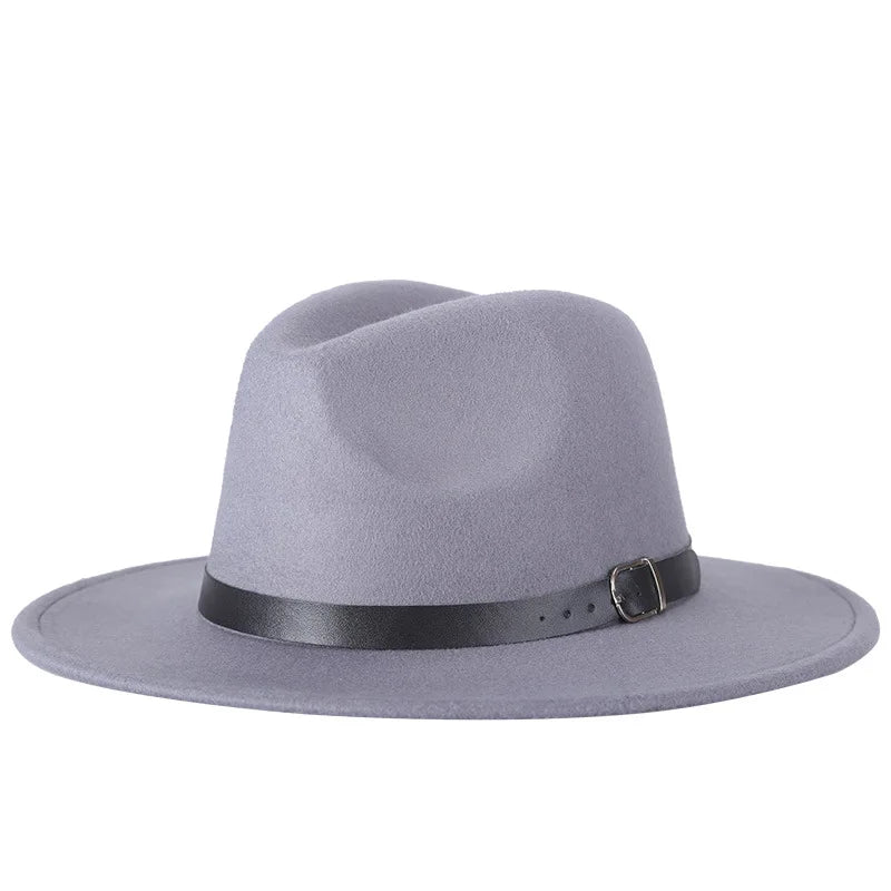 DRAVEN — 2025 Classic Fedora Hat – Unisex Wool Blend Jazz Style