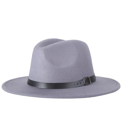2025 Classic Fedora Hat – Unisex Wool Blend Jazz Style – Elegant Men's Accessory | Accessorio Uomo Elegante