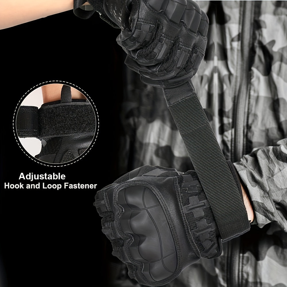 DRAVEN — Non-Slip Outdoor Gloves – Windproof Adjustable Design