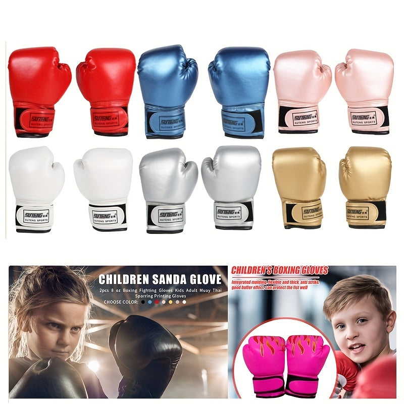 DRAVEN — Kids Pro Boxing Gloves – Premium PU Leather Training Gear