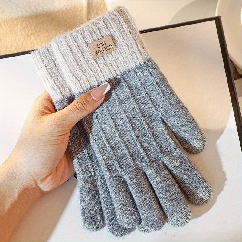 DRAVEN — Touchscreen Knitted Gloves – Unisex Winter Warm Style
