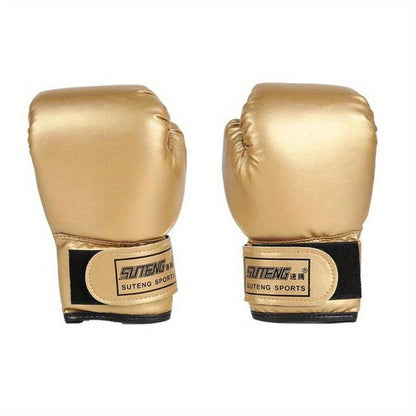 Kids Pro Boxing Gloves – Premium PU Leather Training Gear – Elegant Men's Accessory | Accessorio Uomo Elegante