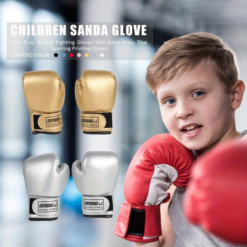 DRAVEN — Kids Pro Boxing Gloves – Premium PU Leather Training Gear